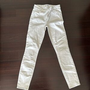 Paige white skinny jeans